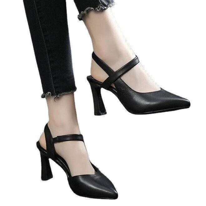 Black summer store pumps