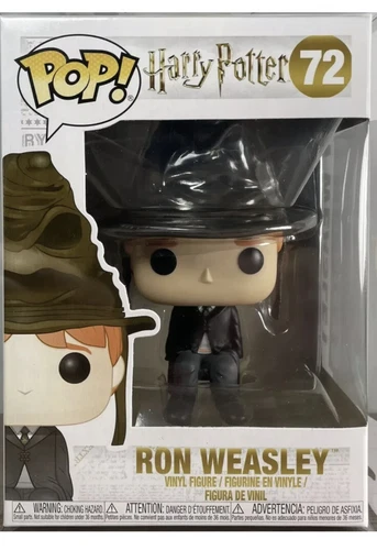 Funko Pop! Harry Potter Ron Weasley With Sorting Hat #72