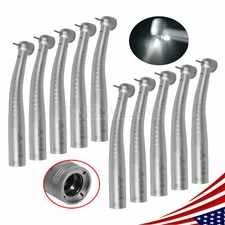 1-10* Yabangbang Dental Fiber Optic LED Handpiece Turbine Torque Large Head YD6