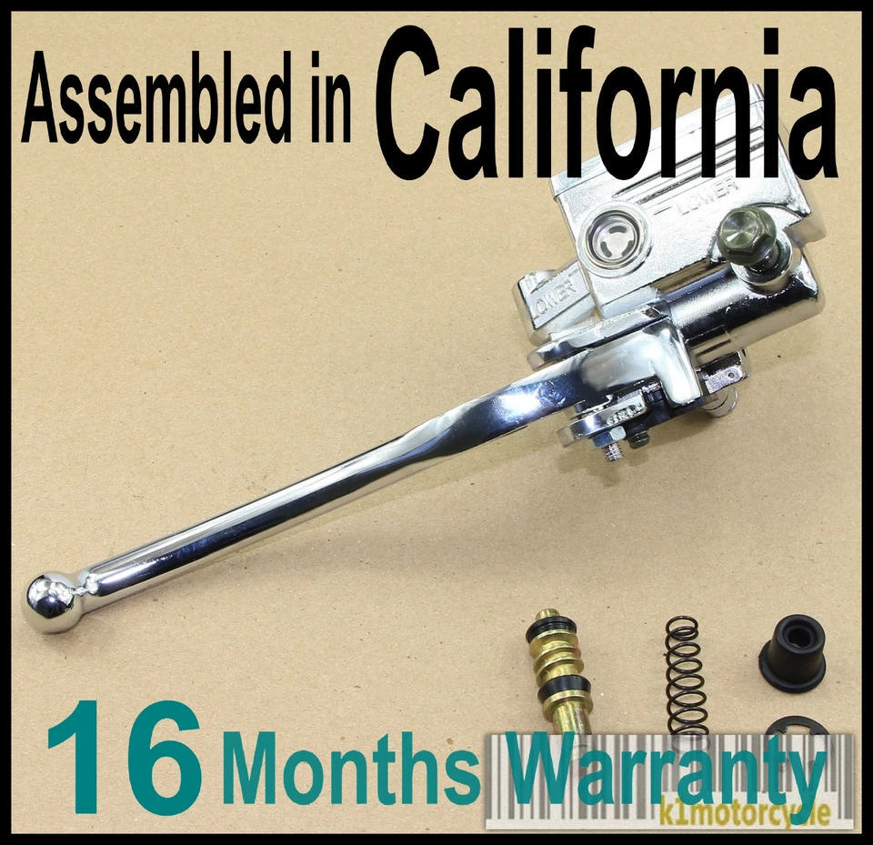 Cilindro maestro de freno y embrague de 16 mm para Kawasaki KZ650 700 750 ZL600 Vulcan Foto 3 de 4