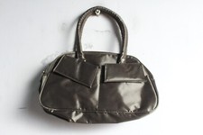 Womens Vintage y2k Satin Mini Clutch Bag - Bronze (ba119)