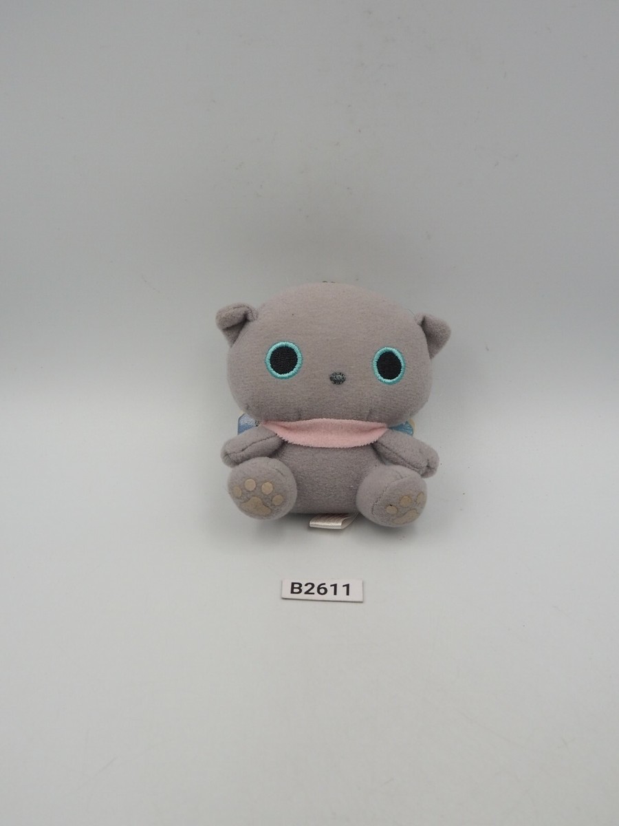 Kutusita Nyanko B2611 Rossy Cat San-x Keychain Mascot Plush 3