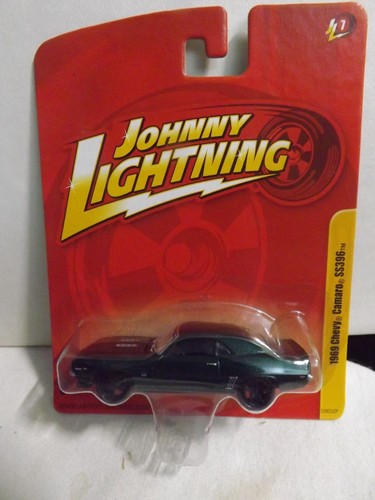 2011 Johnny Lightning Dark Green 1969 Chevy Camaro SS 396