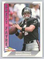 1991 Pacific #551 Brett Favre RC - Packers Jets Vikings HOF - Free Shipping