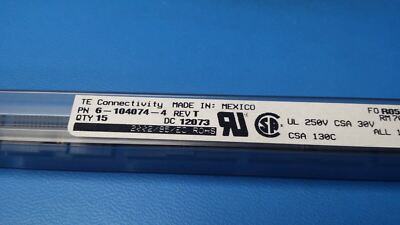 (1 PC) 6-104074-4 TYCO/AMP CONN HEADER R/A 22POS 1.27MM ROHS