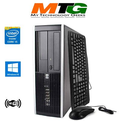 HP Compaq 8300/6300 Elite SFF Desktop PC 4GB RAM Intel i5 500GB