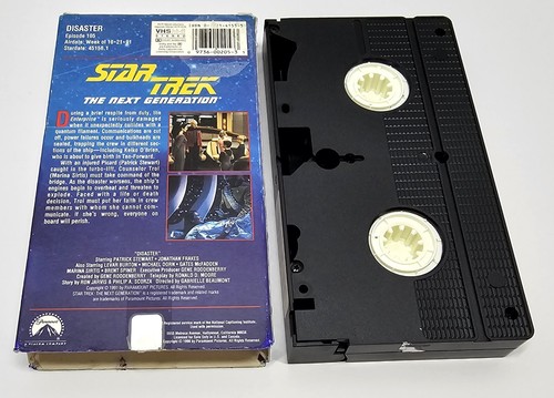 Star Trek The Next Generation Disaster VHS 1996 & Cost Of Living VHS 1997 Bundle - Picture 11 of 16