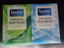 2 Vaseline Intensive Care Moisturizing Bath Beads Botanical Garden Gentle Breeze