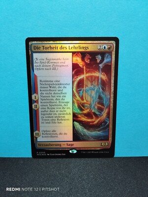 FOIL Die Torheit des Lehrlings / The Apprentice's Folly - MTG Magic