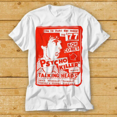 T-Shirt Talking Heads Psycho Killer rot limitierte Auflage Film Bestseller 2416 