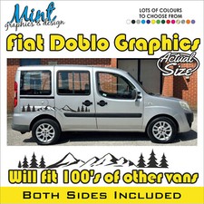 Fiat Doblo Combo Micro CAMPER ANY AGE van Motorhome GRAPHICS DECALS FREE P&P 002