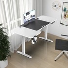 Höhenverstellbarer Schreibtisch Arbeitstisch Tisch Memory Funktion 160x75cm Weiß
