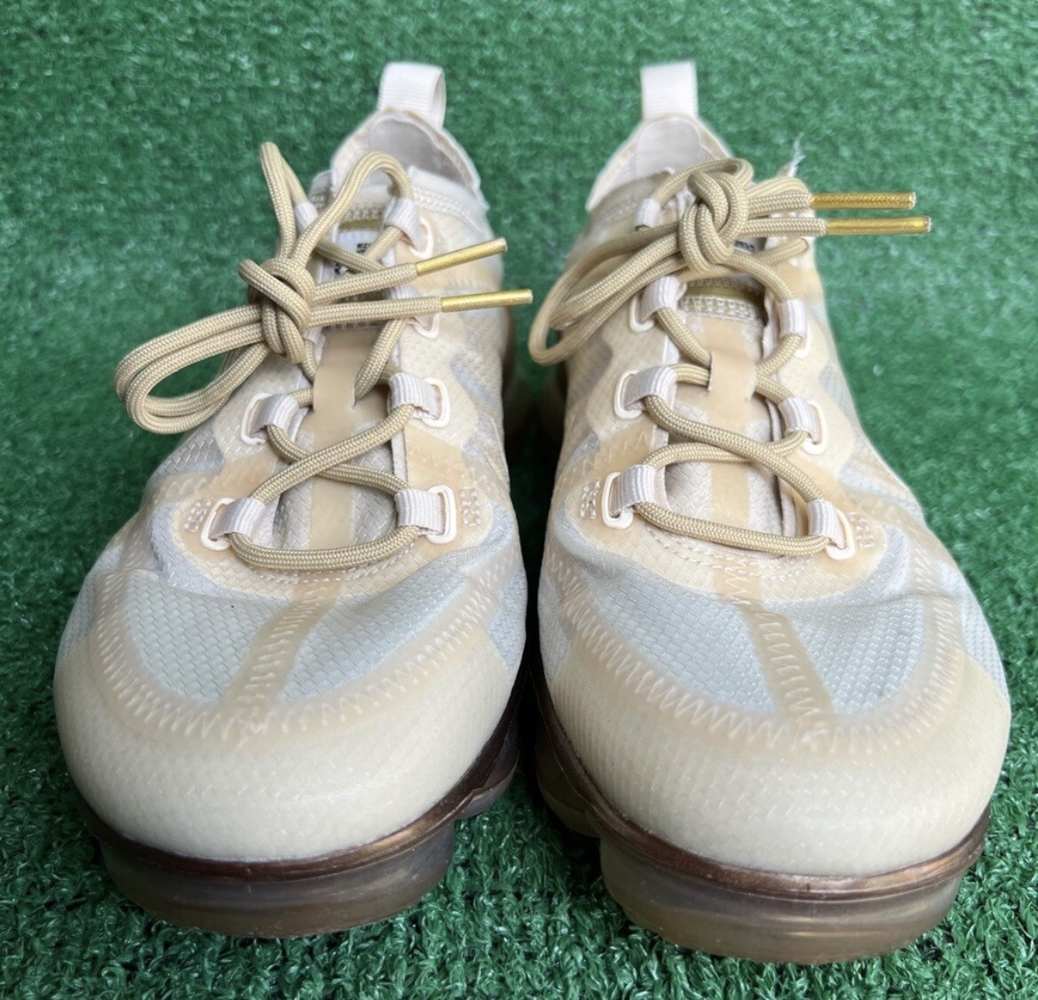 ウィメンズ Nike Air VaporMax 2019 Cream Light Bone Nike-Air VaporMax 2019-Cream Light Bone/Gold-Womens Shoes