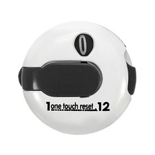 Golf Score Counter Mini Golf Stroke Attachment Black for Golfers Glove White