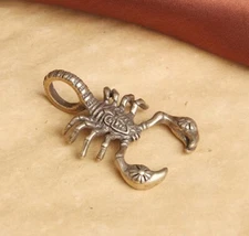 Brass Scorpion Figurine Small Animal Statue Office Home Decoration Toy Gifts