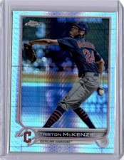 2022 Topps Chrome Sonic Base Prism Refractor #142 Triston McKenzie