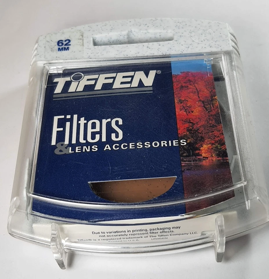TiFFEN 62mm Sepia 1 Solid Filter 62SEP1 Authentic USA 62 mm E62 Warm coloration - Image 2 of 4