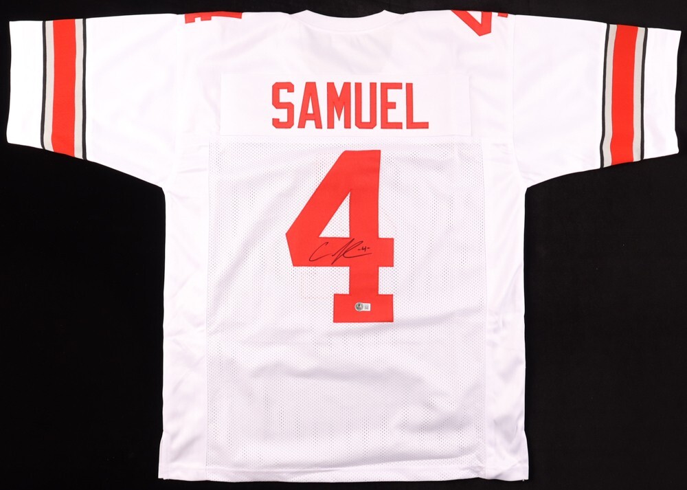 Curtis Samuel Autographed Signed Ohio State / Jersey (Beckett) XL 