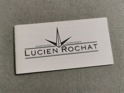 Lucien Rochat Vintage History Paper Booklet Newoldstock Zustand