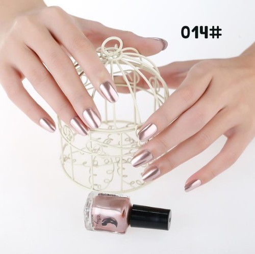 Metallic Nail Polish Magic Mirror Effect Chrome Nail Art Polish Varnish - Picture 14 of 15