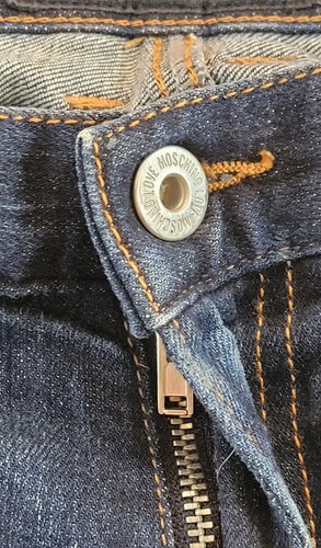 Love Moschino Blue Denim Skinny Jeans Size W32 L31 - Picture 7 of 12