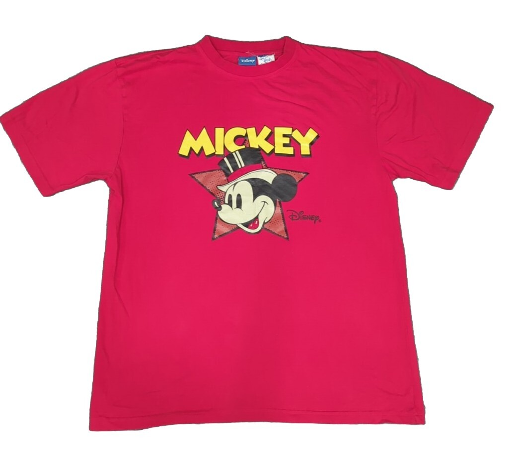 Vintage Disney Mickey Mouse w/ Top Hat Graphic T-shirt Blue Tag