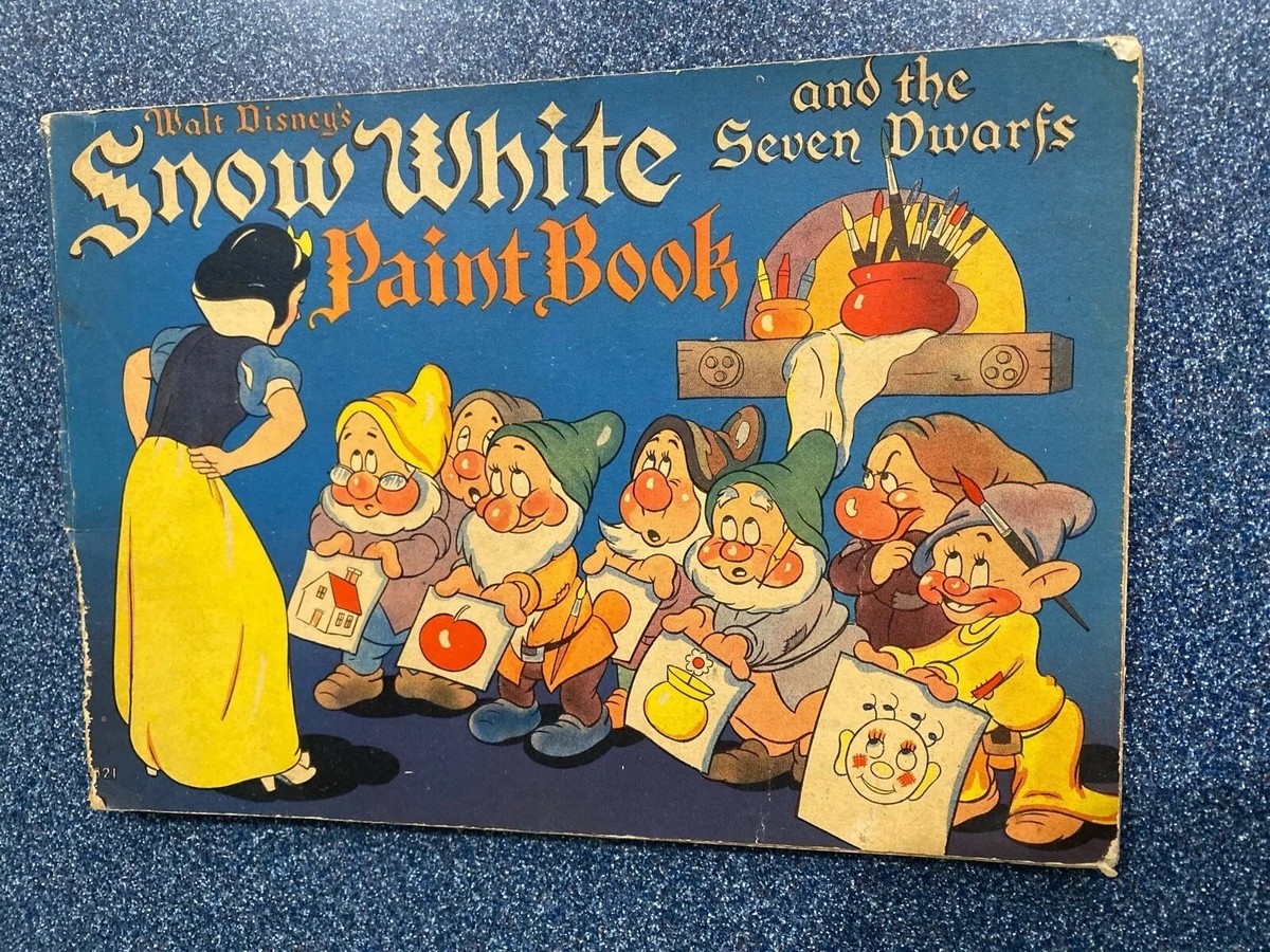  White and the Seven Dwarfs アートブック Snow White and the Seven Dwarfs (flip through) Artbook - YouTube