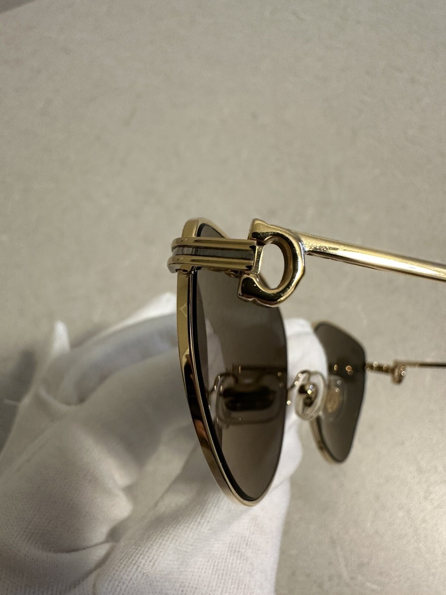 BNW AUTH CARTIER C DE CARTIER CAT EYE SUNGLASSES, CT0155S-001, MADE IN FRANCE s-l1200.jpg main image 2
