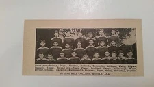 Spring Hill College Badgers Mobile Alabama 1929 Football Team Picture