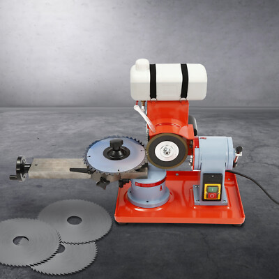 110V Circular Saw Blade Sharpener Grinder 370W 3600RPM & 5-inch Grinding Wheel