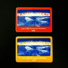 Grateful Dead Backstage Pass Spectrum 4-5,6-82 Philadelphia 1982 Road Trips 4 4