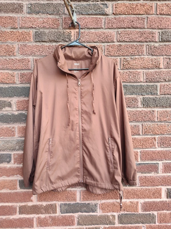 girlfriend-collective earth huddle half-zip windbreaker jacket
