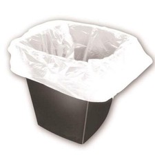Square Bin Liners 30 Liter - 100 Per Roll - Pack Of 10