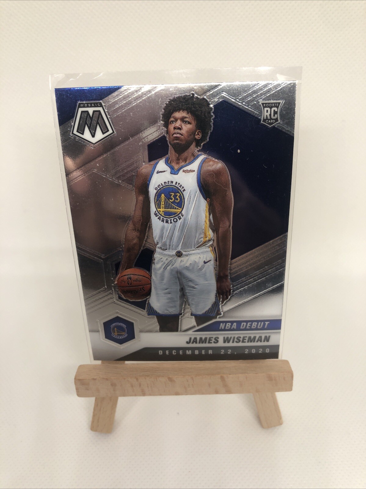 2020-21 Panini Mosaic - NBA Debut Silver Prizm #266 James Wiseman (RC)