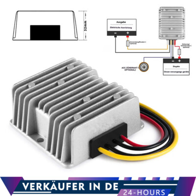 DC 8-40V auf 12V Spannungsregler Boost Buck Regulator Stabilisator für Auto