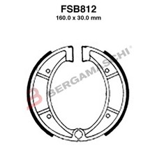 GANASCE CEPPI FRENO POSTERIORE FERODO Husqvarna CR 250 1985>1995