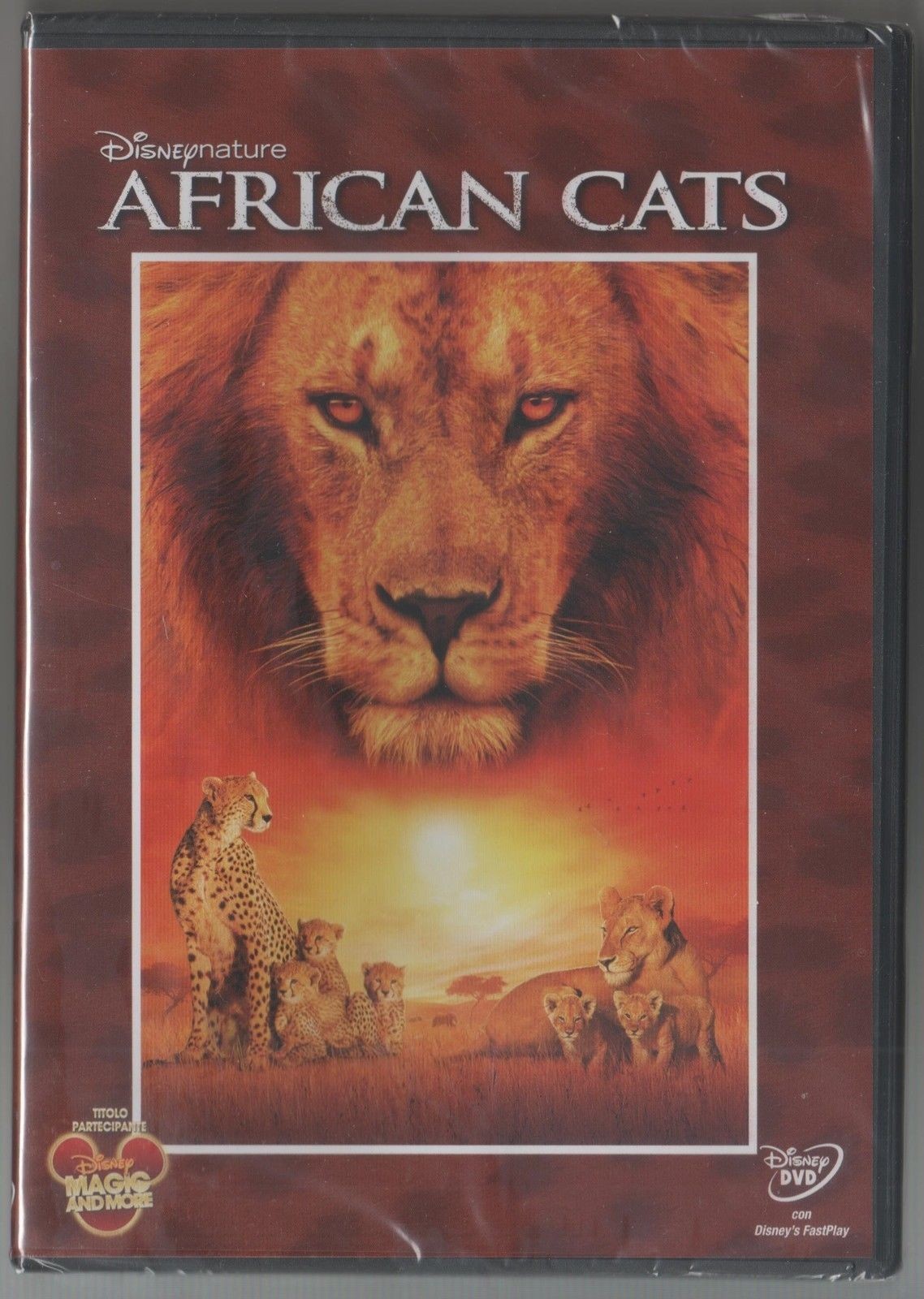 AFRICAN CATS BIA 0260202  Z3A DVD DISNEY SIGILLATO!!!
