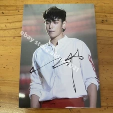 Bigbang TOP T.O.P  Autographed Signed Photo K-POP Collection 5*7 202504