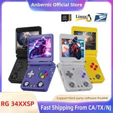ANBERNIC RG 34XXSP Handheld Retro Game Console 3.4-inch H700 3300mAH Linux Gifts