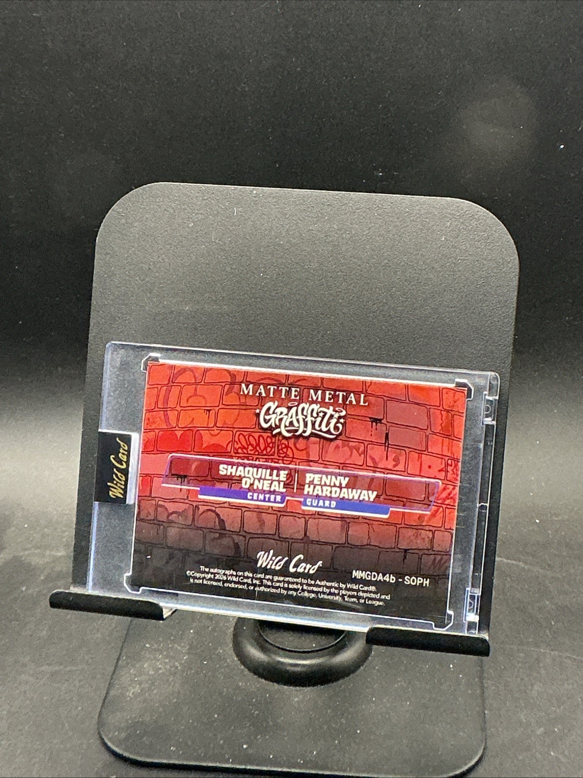 Wildcard Graffiti Shaquille O’neal / Hardaway Dual Auto! 1/1! view 2
