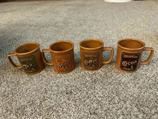 Set of 4 Vintage Grand Ma's Grandma's Sippin' Good TEA SOUP COFFEE COCOA mugs