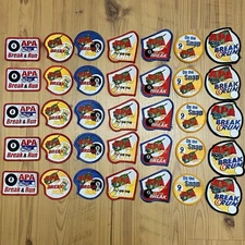 Lot of 35 APA Pool League Tournament Championship Patches
