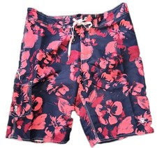 Stussy Hawaiian Swim Swimming Board Shorts Floral Size 34 Surf Surfing Beach