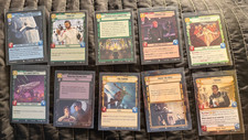 Star Wars TCG Lot 10 Cards — Bossk, Y‑Wing Assault, Mandalorian, Media Blitz +7