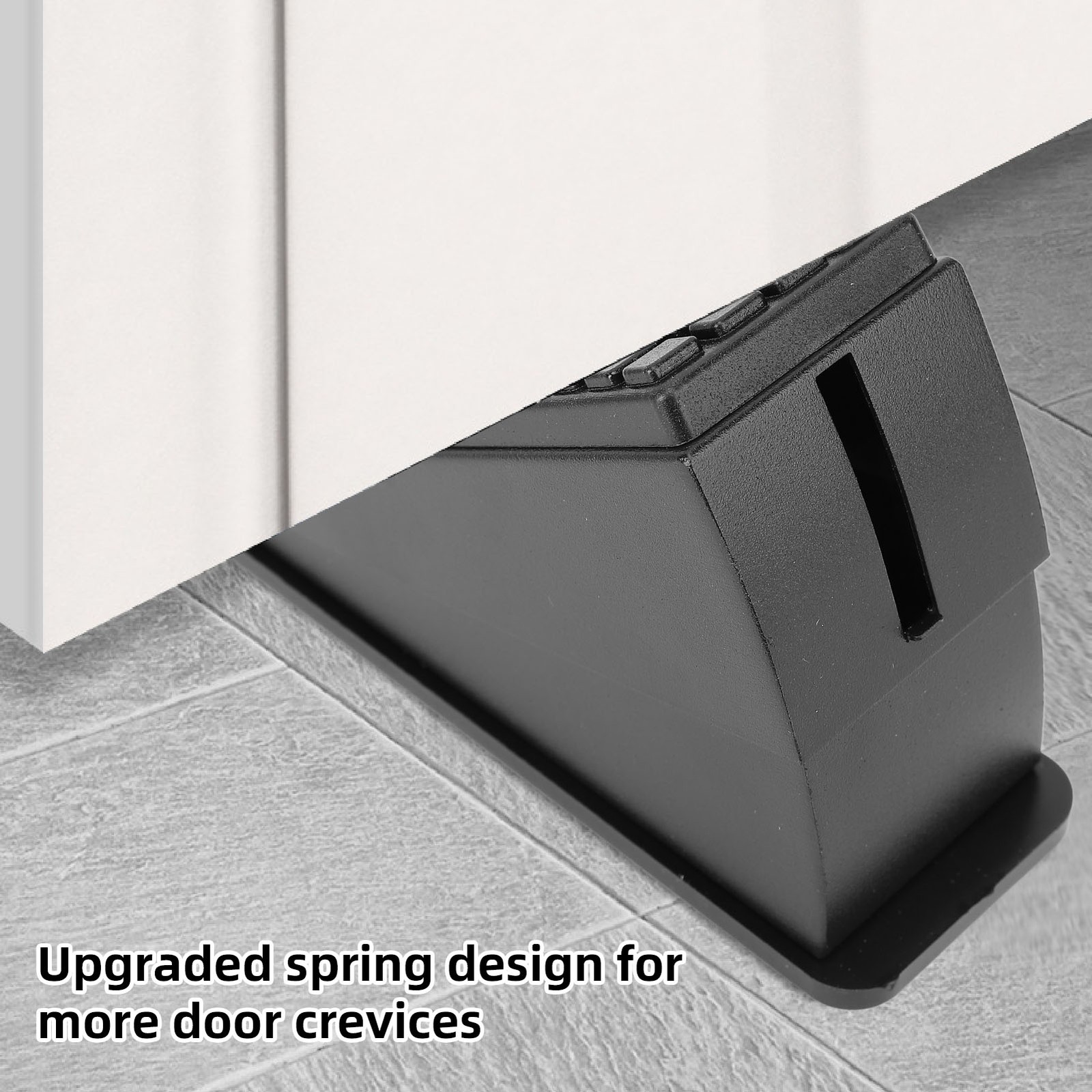 °Metal Door Stopper Large Door Stopper Prevent Clamping Hand Spring Non Deform☜