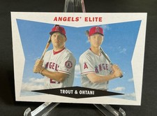 2020 Topps Archives - 1960 Combo Cards Mike Trout, Shohei Ohtani #60CC-TO