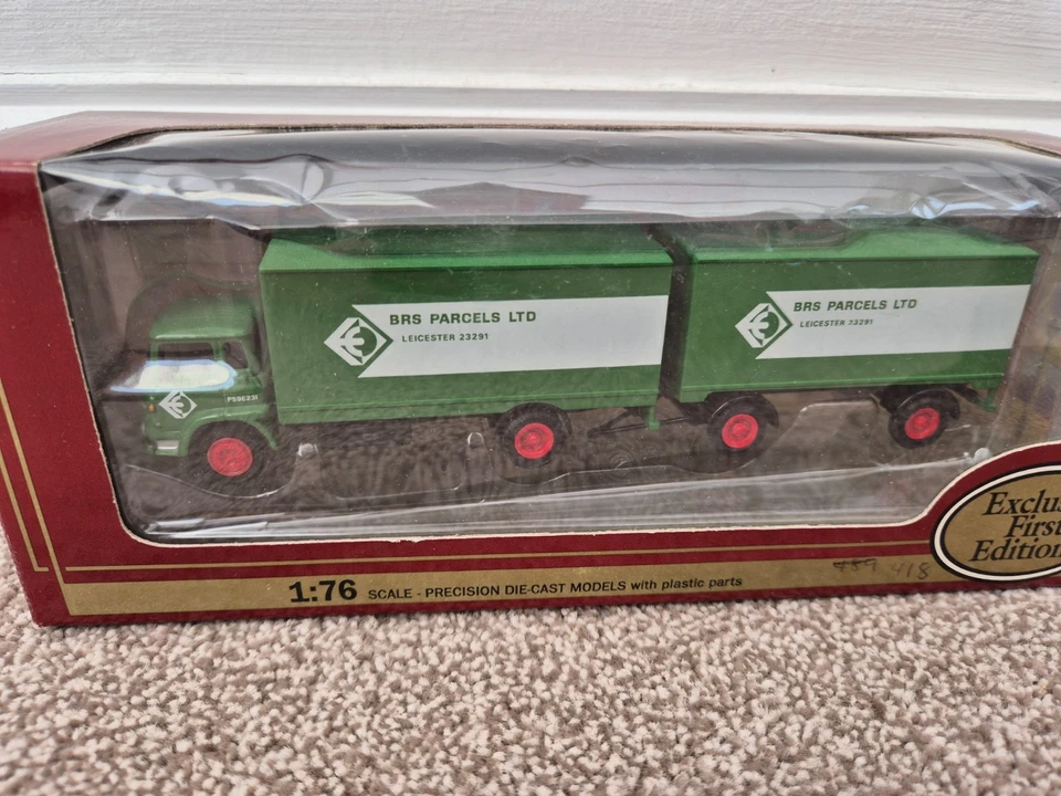 Efe Oo 1/76 Bedford Tk Box E Trailer Brs Parcels Diecast Truck Lorry 24002 - Immagine 2 di 4