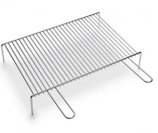 GRATICOLA SINGOLA 80x40cm per BARBECUE FORNACELLA CAMINO GRIGLIA in ACCIAIO