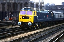 35mm Slide BR British Railway Diesel Loco Class 47 47500 Royal Oak 1979