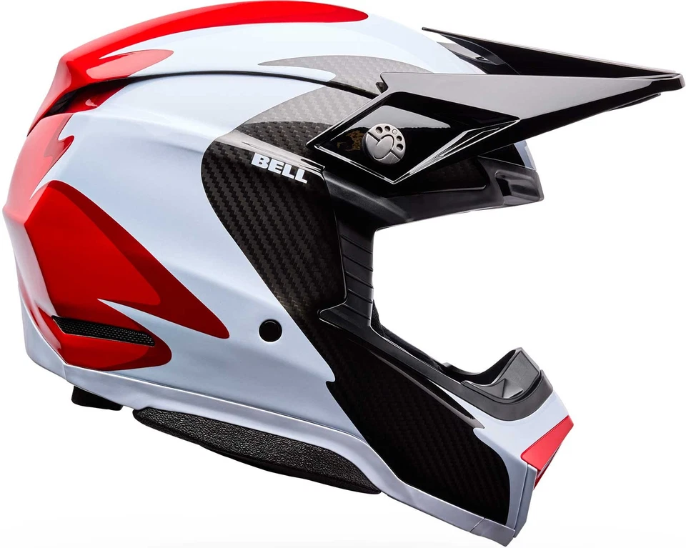 Capacete fluido esférico Bell Moto-10 - Motocross bicicleta suja offroad adulto - Imagem 2 de 3